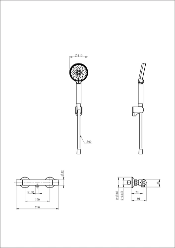 Смеситель для душа Wonzon & Woghand с термостатом, белый матовый (WW-B2005-A-MW) Смеситель для душа Wonzon & Woghand с термостатом, белый матовый (WW-B2005-A-MW)