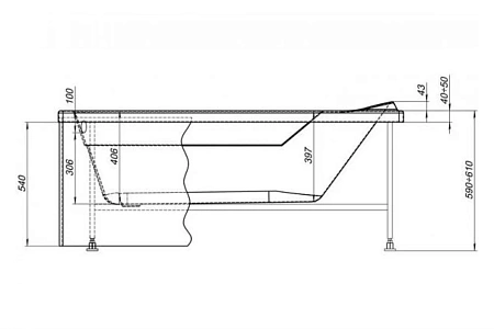 Экран для ванны фронтальный Aquanet West NEW/Nord NEW/Light/Corsica/Medea 150 00243512 Экран для ванны фронтальный Aquanet West NEW/Nord NEW/Light/Corsica/Medea 150 00243512