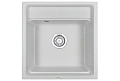 Кухонная мойка Granula KS-5002, АРКТИК (БЕЛЫЙ) кухонная мойка, кварц 510х500 Кухонная мойка Granula KS-5002, АРКТИК (БЕЛЫЙ) кухонная мойка, кварц 510х500