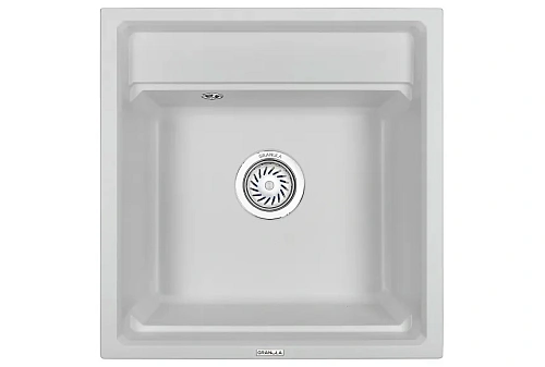 Кухонная мойка Granula KS-5002, АРКТИК (БЕЛЫЙ) кухонная мойка, кварц 510х500 Кухонная мойка Granula KS-5002, АРКТИК (БЕЛЫЙ) кухонная мойка, кварц 510х500