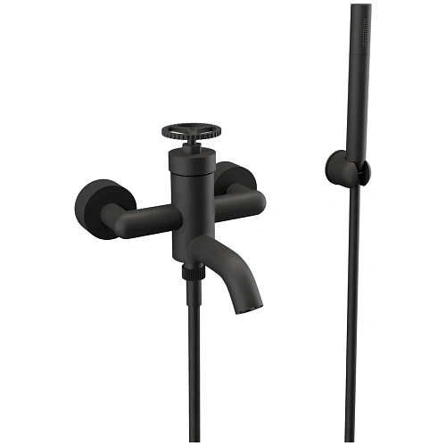 Смеситель для ванны Remer Chrono CH02NO, черный матовый Смеситель для ванны Remer Chrono CH02NO, черный матовый