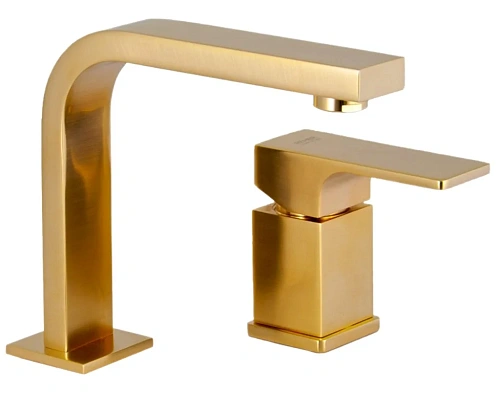 Смеситель для раковины Remer Absolute AU57BG, золото брашированное Смеситель для раковины Remer Absolute AU57BG, золото брашированное