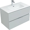 Тумба под раковину Aquanet Алвита New 80 2 ящика, серый 00277516 Тумба под раковину Aquanet Алвита New 80 2 ящика, серый 00277516