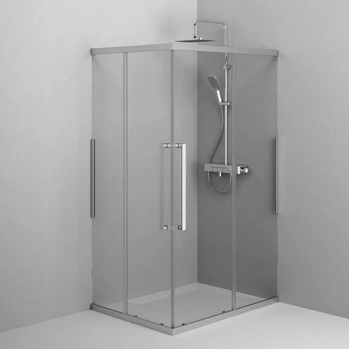 Душевой уголок AM.PM Func W84G-403-12090-MТ Slide 120х90, хром матовый, стекло прозрачное Душевой уголок AM.PM Func W84G-403-12090-MТ Slide 120х90, хром матовый, стекло прозрачное