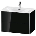 Тумба под раковину Duravit XSquare XS432404040 подвесная 81 см черный глянцевый Тумба под раковину Duravit XSquare XS432404040 подвесная 81 см черный глянцевый
