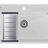 Кухонная мойка Paulmark STEPIA 80 с коландером ADVANCE брашированная PM117551-WH+A375-BS Кухонная мойка Paulmark STEPIA 80 с коландером ADVANCE брашированная PM117551-WH+A375-BS