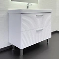 Тумба с раковиной Comforty Танжер-90Н 00-00019535 белая матовая раковина Comforty 4490 Тумба с раковиной Comforty Танжер-90Н 00-00019535 белая матовая раковина Comforty 4490