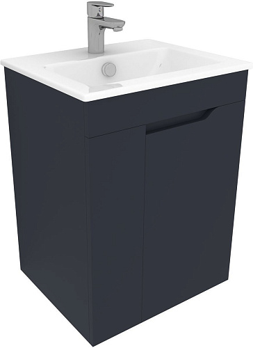Тумба под раковину Aquanet Практика 50 маренго 00330452 напольная/подвесная Тумба под раковину Aquanet Практика 50 маренго 00330452 напольная/подвесная