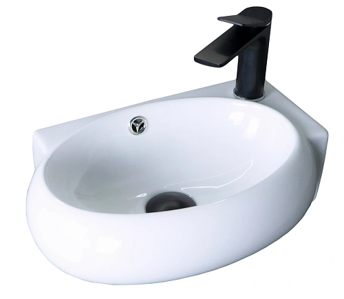 Раковина Gid N9100L 61103L подвесная белая 43.5x30x13 Раковина Gid N9100L 61103L подвесная белая 43.5x30x13