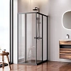 Душевой уголок AM.PM Sunny W87G-403-12080-BT 120x80 черный, стекло прозрачное Душевой уголок AM.PM Sunny W87G-403-12080-BT 120x80 черный, стекло прозрачное