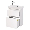 Тумба под раковину DREJA SLIM, 55 см, подвесная/напольная, 2 ящика, белый глянец 99.0400 Тумба под раковину DREJA SLIM, 55 см, подвесная/напольная, 2 ящика, белый глянец 99.0400