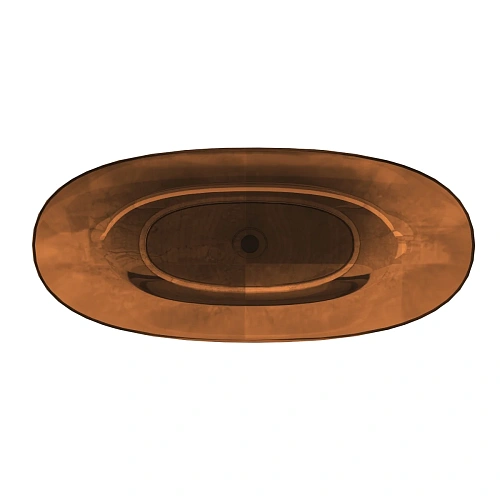 Ванна прозрачная Vincea VBT-6T01BR 1700x750x550 янтарь Ванна прозрачная Vincea VBT-6T01BR 1700x750x550 янтарь