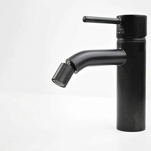 Смеситель для биде Paini Cox 78PZ304O без донного клапана, черный матовый Смеситель для биде Paini Cox 78PZ304O без донного клапана, черный матовый