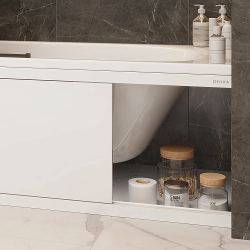 Экран для ванны фронтальный Onika Одио Нова 180 см 518014 белый Экран для ванны фронтальный Onika Одио Нова 180 см 518014 белый