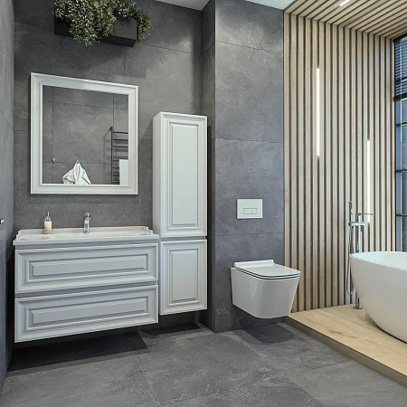 Шкаф-пенал Caprigo PONZA-A правый 13550R-В231 Шкаф-пенал Caprigo PONZA-A правый 13550R-В231