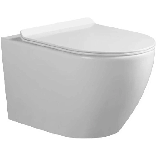 Унитаз подвесной Ceruttispa CLIO Aria CT10582 Tornado безободковый белый, сиденье микролифт Унитаз подвесной Ceruttispa CLIO Aria CT10582 Tornado безободковый белый, сиденье микролифт