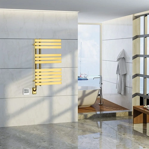 Полотенцесушитель электрический Boheme Venturo gold 721-G Полотенцесушитель электрический Boheme Venturo gold 721-G