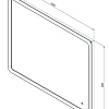 Зеркало Aquanet Ирис 100 с подсветкой LED 00326448 Зеркало Aquanet Ирис 100 с подсветкой LED 00326448
