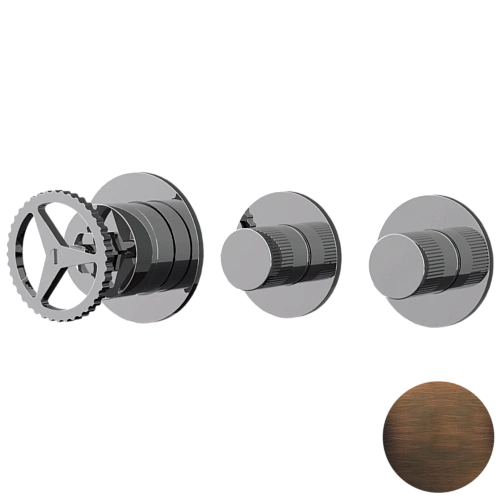 Смеситель для душа Remer Chrono CH98D2PWBBR, бронза масляная Смеситель для душа Remer Chrono CH98D2PWBBR, бронза масляная