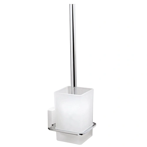 Ершик для унитаза WasserKRAFT Leine K-5027WHITE белый/хром Ершик для унитаза WasserKRAFT Leine K-5027WHITE белый/хром