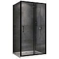 Душевой уголок ABBER Schwarzer Diamant AG30140B5-S80B5 140x80 см универсальный, профиль черный, стекло прозрачное Душевой уголок ABBER Schwarzer Diamant AG30140B5-S80B5 140x80 см универсальный, профиль черный, стекло прозрачное
