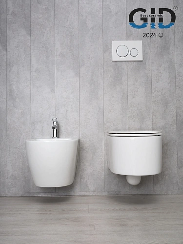 Унитаз подвесной Gid Tr2150 62233Y белый 49x36x36 с крышкой микролифт Унитаз подвесной Gid Tr2150 62233Y белый 49x36x36 с крышкой микролифт