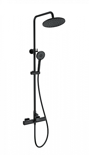Душевая система Wonzon & Woghand с термостатом, черный матовый (WW-C3017-A-MB) Душевая система Wonzon & Woghand с термостатом, черный матовый (WW-C3017-A-MB)