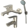 Комплект смесителей Orange Loop M26-311ni никель Комплект смесителей Orange Loop M26-311ni никель