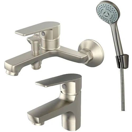 Комплект смесителей Orange Loop M26-311ni никель Комплект смесителей Orange Loop M26-311ni никель