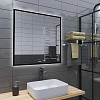 Зеркало GROSSMAN PRAGMA-норма BLACK (800x800x45) LED с сенсорным выключателем и подогревом 1880802 Зеркало GROSSMAN PRAGMA-норма BLACK (800x800x45) LED с сенсорным выключателем и подогревом 1880802