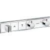 Смеситель для душа hansgrohe RainSelect термостатический белый/хром 15355400 Смеситель для душа hansgrohe RainSelect термостатический белый/хром 15355400