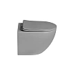 Унитаз подвесной Vincea Globo VT1-14STMG Торнадо серый матовый, ультратонкое сиденье микролифт Унитаз подвесной Vincea Globo VT1-14STMG Торнадо серый матовый, ультратонкое сиденье микролифт