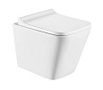 Унитаз подвесной CeramaLux 5171 MW белый матовый с крышкой микролифт