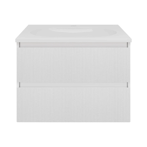 Тумба под раковину Vincea Welle 600 подвесная, белый матовый софт-тач Тумба под раковину Vincea Welle 600 подвесная, белый матовый софт-тач