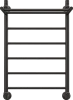 Полотенцесушитель водяной EWRIKA Сафо FP 80х50 черный, матовый 474292