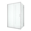 Картинка анонса товара «душевой уголок new trendy new varia 100x90x190 d-0189a/d-0102b (хром)»