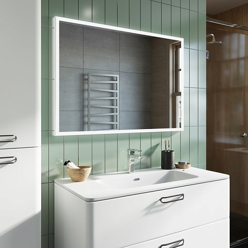 Тумба с раковиной IDDIS Brick 100 подвесная белая (BRI10W1i95K) Тумба с раковиной IDDIS Brick 100 подвесная белая (BRI10W1i95K)