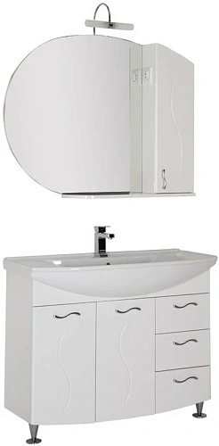 Комплект мебели Aquanet Моника 105 белый 00187564 Комплект мебели Aquanet Моника 105 белый 00187564