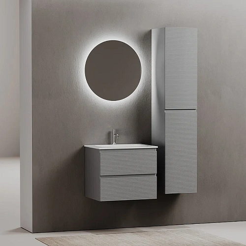 Тумба под раковину Sancos Folk FL60ES 590х445х500 Ergraut soft, подвесная Тумба под раковину Sancos Folk FL60ES 590х445х500 Ergraut soft, подвесная