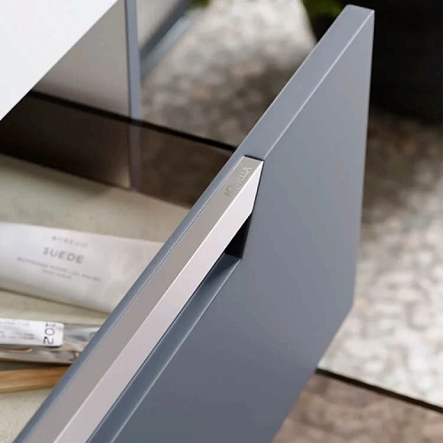 Тумба под раковину Aqwella Cube 70 CUB0109GR подвесная серая Тумба под раковину Aqwella Cube 70 CUB0109GR подвесная серая