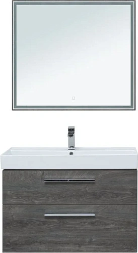 Комплект мебели Aquanet Nova 90 дуб рошелье (2 ящика) 00243257 Комплект мебели Aquanet Nova 90 дуб рошелье (2 ящика) 00243257