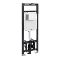 Детальная картинка товара «инсталляция для унитаза wasserkraft alme 15tlt.010.me.wm03 с клавишей смыва белый»