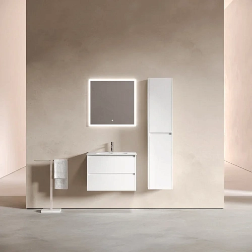 Тумба под раковину Sancos Libra LB70W 690х450х500 белый глянец, подвесная Тумба под раковину Sancos Libra LB70W 690х450х500 белый глянец, подвесная