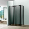 Душевой уголок Vincea Como VSR-1C9012CG, 1200x900, черный, стекло тонированное VSR-1C9012CGB