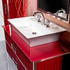 Тумба под раковину Boheme MONACO 100см h74см бордо глянец + хром под раковину чашу 867-100-RCR Тумба под раковину Boheme MONACO 100см h74см бордо глянец + хром под раковину чашу 867-100-RCR