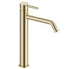 Картинка анонса товара «смеситель для раковины aquame siena aqm 6214bg 210мм, brushed gold aqm6214bg»