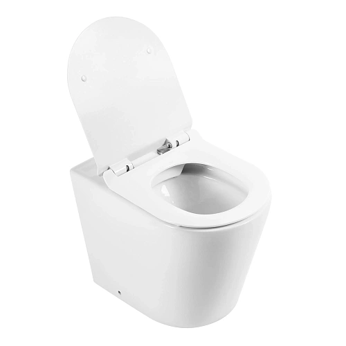 Унитаз приставной BelBagno FLAY-R BB1003CBR без сиденья Унитаз приставной BelBagno FLAY-R BB1003CBR без сиденья