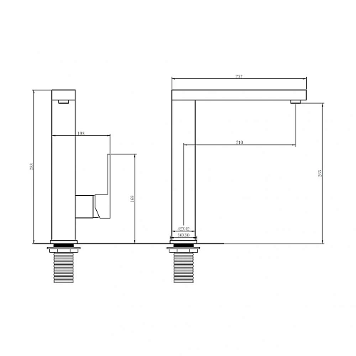 Смеситель для кухни ABBER Daheim AF8214G, золото матовое Смеситель для кухни ABBER Daheim AF8214G, золото матовое