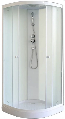 Душевая кабина Parly EB931 900x900 профиль белый, стекло матовое Душевая кабина Parly EB931 900x900 профиль белый, стекло матовое