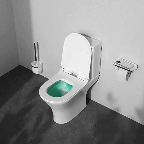 Унитаз напольный AM.PM Sense C748600SC безободковый с сиденьем микролифт Унитаз напольный AM.PM Sense C748600SC безободковый с сиденьем микролифт